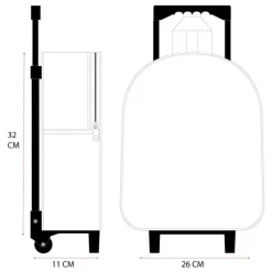 Marvel Mochila Trolley 3D Avengers Great Escapes 32 cm