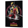 Marvel Póster de madera Deadpool & Wolverine 01 Action 35 x 50 cm