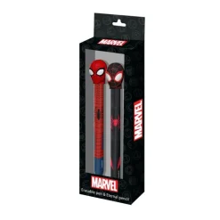 Marvel Spiderman Pack Lápiz Eternal + Bolígrafo de Gel Borrable