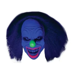 Mascara Payaso Salvaje de Neón (Rojizo)