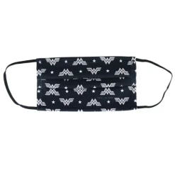 Mascarilla Higiénica Wonder Woman Negra Juvenil