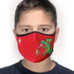 Mascarilla Reutilizable Dragón Juguetón Kukuxumusu Infantil