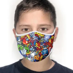 Mascarilla Reutilizable SuperOvejas Mix Kukuxumusu Juvenil