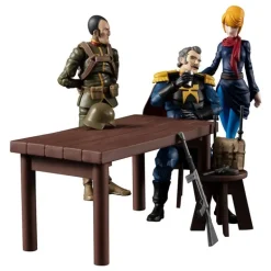 MegaHouse GMG Mobile Suit Gundam Figuras y Vehículo