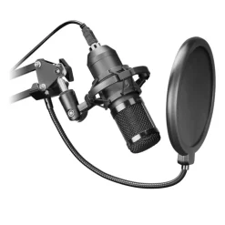 Micrófono Mars Gaming MMICRPO Negro Cardioide
