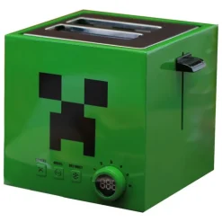 Minecraft Tostadora Green Creeper Cube con Licencia Oficial