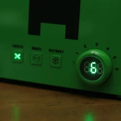 Minecraft Tostadora Green Creeper Cube con Licencia Oficial
