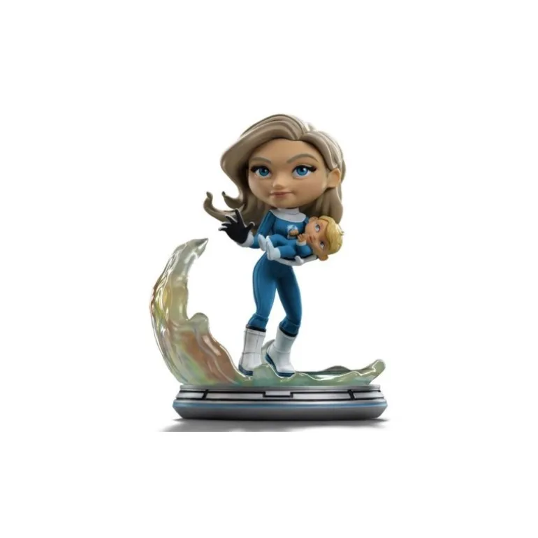 Mini Co. PVC Invisible Woman y Franklin 15 cm Iron Studios