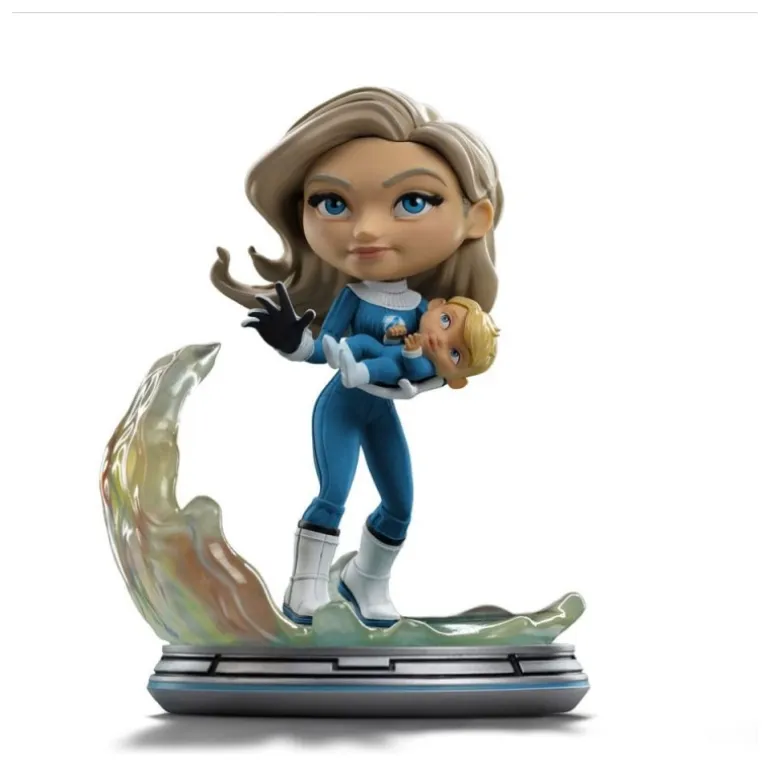 Mini Co. PVC Invisible Woman y Franklin 15 cm Iron Studios