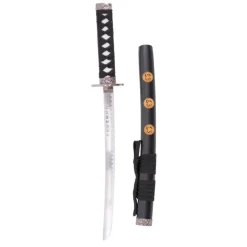 Mini Katana Vaina Negra con Soporte 45 cm