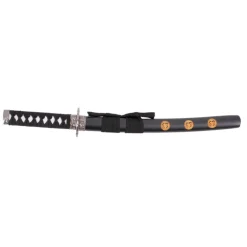 Mini Katana Vaina Negra con Soporte 45 cm