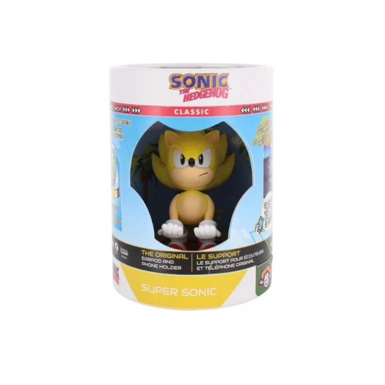 Mini-Soporte Sonic The Hedgehog Super Sonic 10 cm