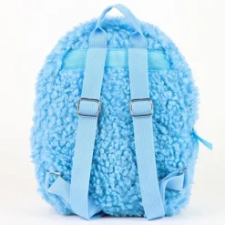 Mochila Casual de Borreguillo Stitch Azul 100% Poliéster