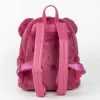 Mochila Casual de Toy Story con Aplicaciones de Lotso en Fucsia