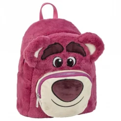 Mochila Casual de Toy Story con Aplicaciones de Lotso en Fucsia