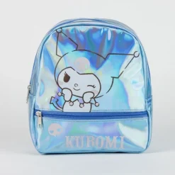 Mochila Casual Iridiscente Hello Kitty Kuromi 100% PU - Purple