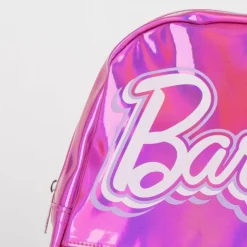 Mochila Casual Iridiscente Barbie 100% PU Rosa