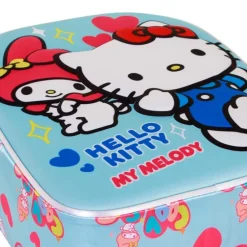 Mochila 3D Sanrio Hello Kitty Friendship Azul Preescolar