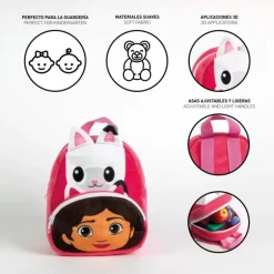 Mochila de Guardería Gabby's Dollhouse - Ideal para los Pequeños Aventureros