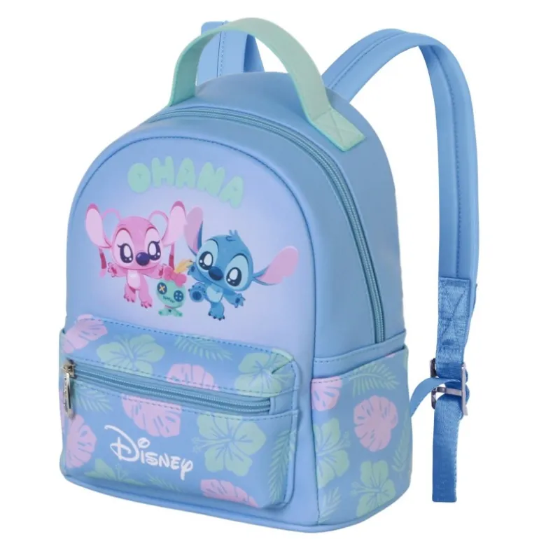 Mochila Disney Lilo y Stitch Jolly Heady Pequeña Azul