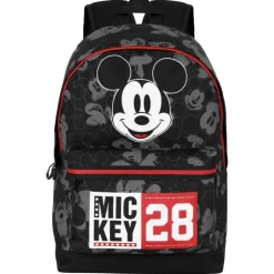 Mochila Disney Mickey Mouse Year HS FAN 2.2, Negro Ripstop
