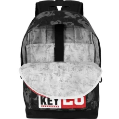 Mochila Disney Mickey Mouse Year HS FAN 2.2, Negro Ripstop