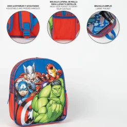 Mochila Escolar Infantil de Avengers