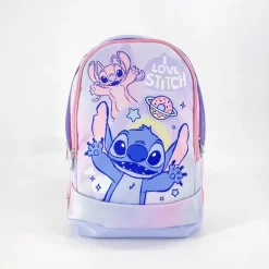 Mochila Escolar Mediana 41 cm Stitch Lila 100% Poliéster