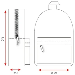 Mochila Fortnite Battle Royal 39 cm Licencia Oficial