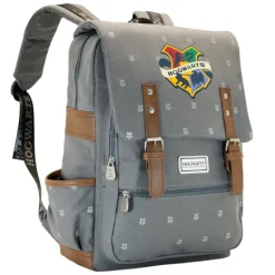 Mochila Harry Potter Hogwarts gris
