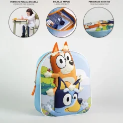 Mochila Infantil 3D Bluey
