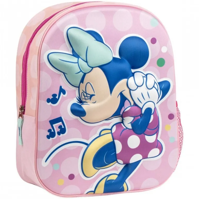 Mochila Infantil 3D de Minnie: Estilo y Comodidad