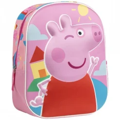 Mochila Infantil 3D Peppa Pig - Perfecta para los Pequeños Aventureros