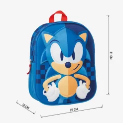 Mochila Infantil 3D Sonic