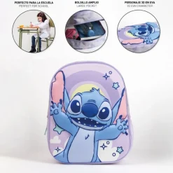 Mochila Infantil 3D Stitch