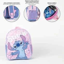 MOCHILA INFANTIL ESCOLAR STITCH