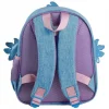 Mochila Infantil Escolar Stitch 100% Poliéster Azul