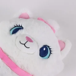 Mochila Infantil Peluche Disney 100% Poliéster Blanca