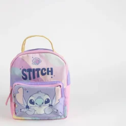 Mochila Infantil Tiempo Libre Stitch - Diseño Entrañable en Lila