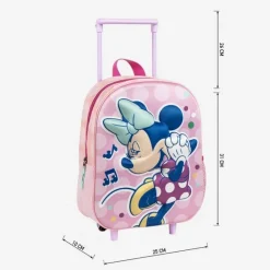Mochila Infantil Trolley 3D Minnie