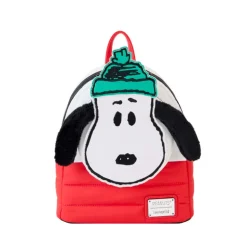 Mochila Loungefly Snoppy atuendo de invierno