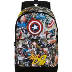 Mochila Marvel Capitán América Comic HS FAN 2.2, Multicolor