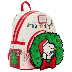 Mochila Mini Holiday Peanuts por Loungefly - Alta Calidad