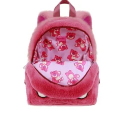 Mochila Plush Disney Lotso Cariñoso Fresa, Rosa