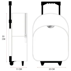 Mochila Trolley Hello Kitty Follow The Rainbow 33 cm