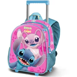 Mochila trolley infantil Lilo y Stitch Rosa