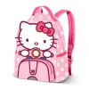 Mochila Urbana Pequeña Hello Kitty Moto Rosa 25cm