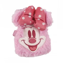 Monedero de Peluche Minnie Mouse Rosa 100% Poliéster