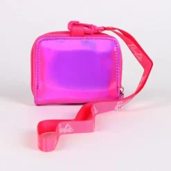 Monedero Iridiscente Barbie Fucsia 100%PU Talla Única