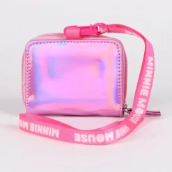Monedero Iridiscente Minnie Mouse 100% PU Talla Única Rosa